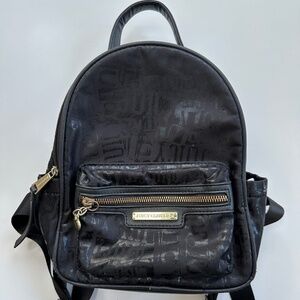 Juicy Couture Black Backpack with Gold Zipper